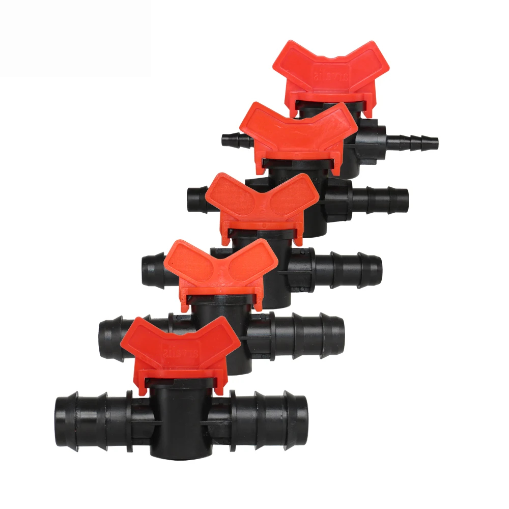 1/4 "3/8" 1/2 "3/4" สวนแตะวาล์วสําหรับ 16/20/25 มม.ท่อชลประทานวาล์วน้ํา Mini Valve waterstop connectors สวนท่อ adapte