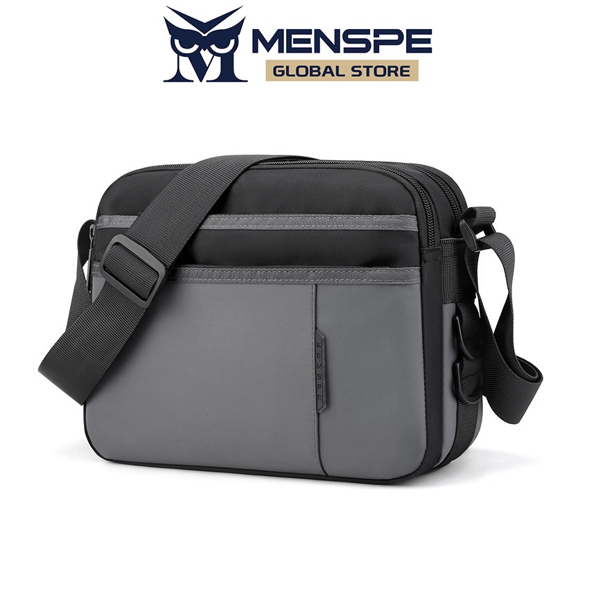Menspe กระเป๋าสะพายแฟชั่นผู้ชายหลายกระเป๋ากระเป๋า Messenger ลําลองแบบพกพากระเป๋าสะพายข้างกระเป๋าใบเล็กกระเป๋าเอกสารธุรกิจ
