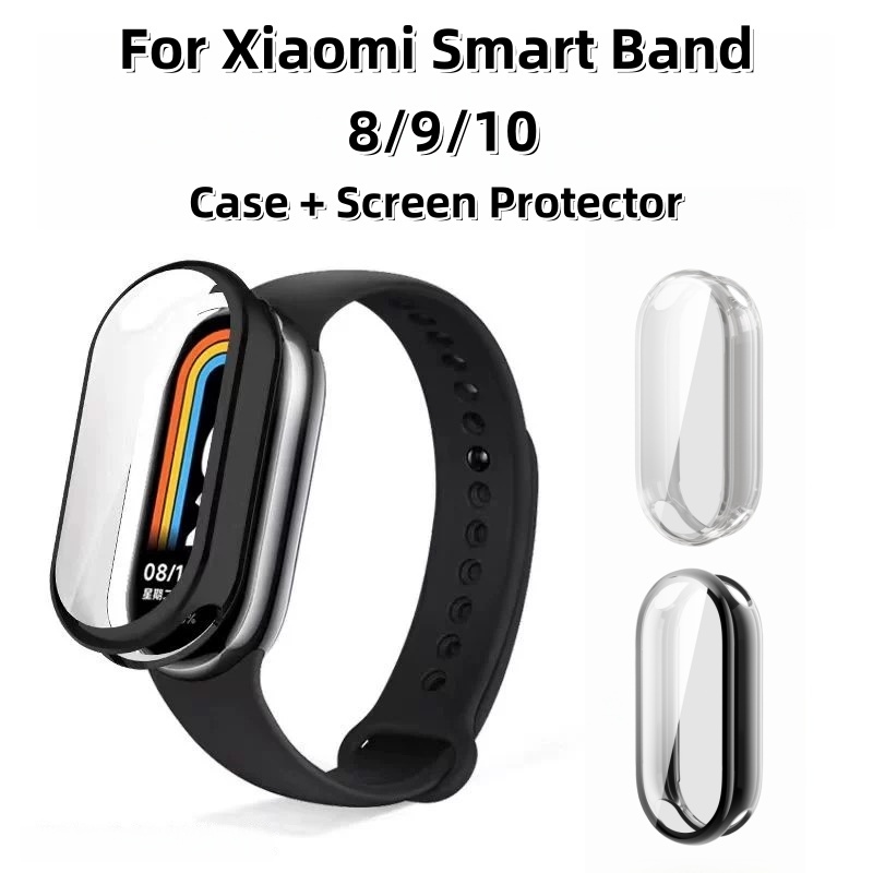 สําหรับ เสี่ยวหมี่ สมาร์ทวง 8/9/10 กรณีที่มีตัวป้องกันหน้าจอ ทีพียู ครอบคลุมเต็มรูปแบบฝาครอบป้องกันแบบใส