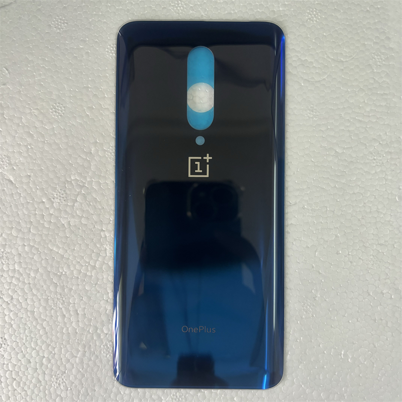 A + ฝาหลังแบตเตอรี่สําหรับ Oneplus 7 Pro ที่อยู่อาศัยด้านหลังประตูกรณีแบตเตอรี่ด้านหลังฝาครอบเปลี่ยนชิ้นส่วน