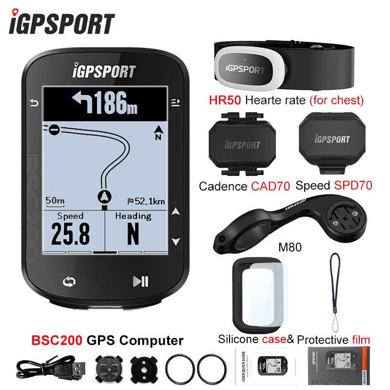 Igpsport BSC200 Speedometer Bike กันน้ําไร้สาย IPX7 ชาร์จ 2.5 นิ้วจอแสดงผล LCD