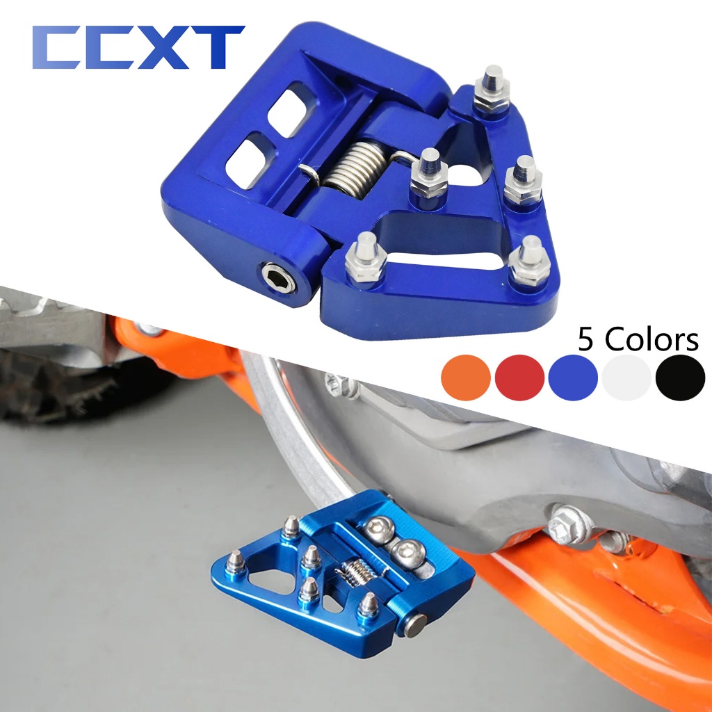 รถจักรยานยนต์พับด้านหลังเบรคเหยียบเคล็ดลับแผ่นสําหรับ KTM XC XCF XCW SX SXF EXC EXCF TPI 6D สําหรับ GASGASGAS EX EC MC EXF ECF MCF 125-450