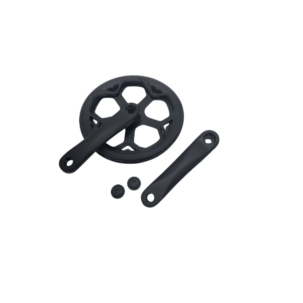 E-Bike Crankset สำหรับ OUXI V8 อุปกรณ์เปลี่ยนแปลงฟันเกียร์จักรยานไฟฟ้า