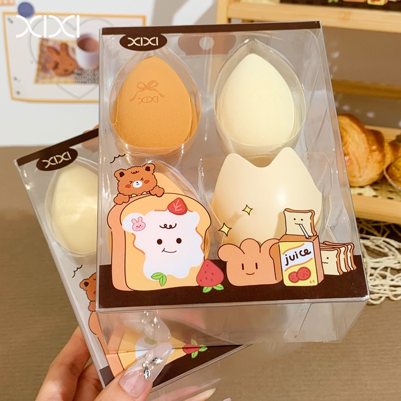 ฉี่ ชุดความงามไข่-ผิวนุ่มโดยไม่ต้องกินแป้งพัฟแต่งหน้าแห้งเปียกใช้คู่มูลนิธิเครื่องสําอางฟองน้ําxx-02