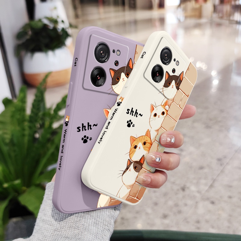 Peeping Catเคสโทรศัพท์สําหรับXiaomi Mi 15T 14T 13T 12T 11T 10T Proแฟชั่นMi 9T Pro 5Gสบายรู้สึก - รูปที่ 4