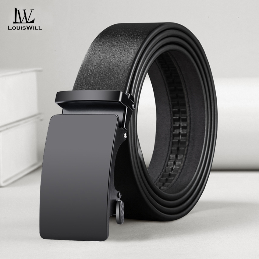หลุยส์วิลล์ เข็มขัดแฟชั่นผู้ชายธุรกิจสันทนาการเข็มขัดสไตล์หัวเข็มขัดอัตโนมัติเข็มขัดเยาวชนกีฬากางเกงเข็มขัดสไตล์ที่เรียบง่ายดีเข็มขัดทน