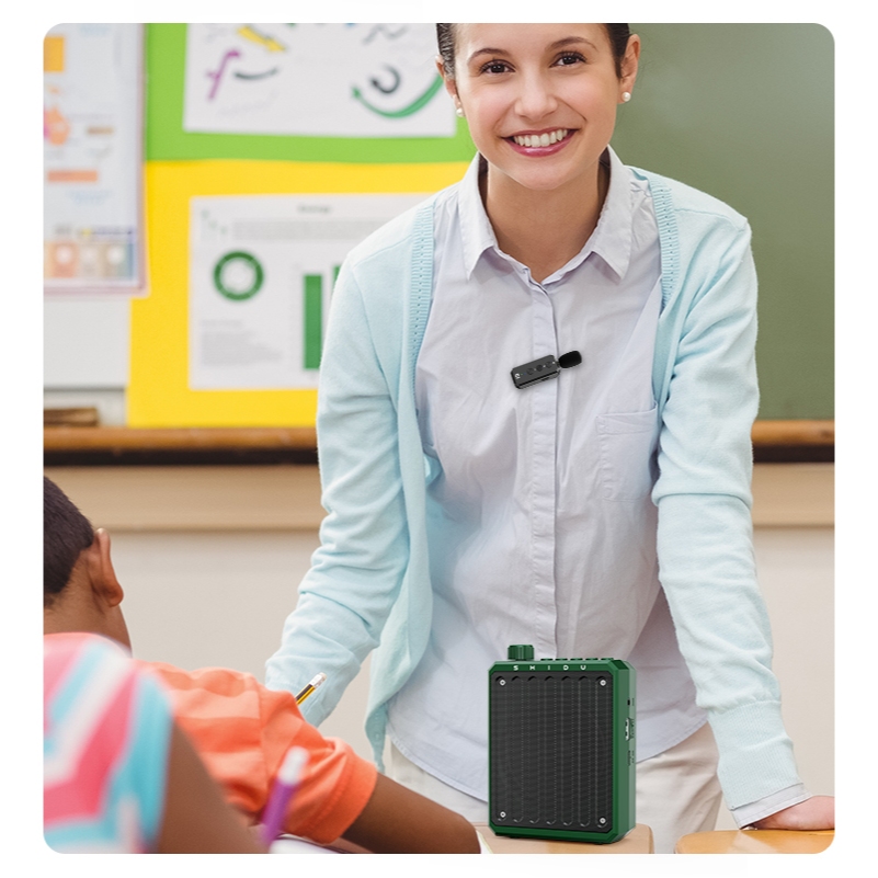 SHIDU ไมค์สอน โทรโข่ง ไมค์ช่วยสอน ไมค์บลูทูธ ไมค์ลําโพง โทรโข่งจิ๋ว ลําโพงไมค์ ไมค์พกพา ไมค์ ลําโพง - รูปที่ 5