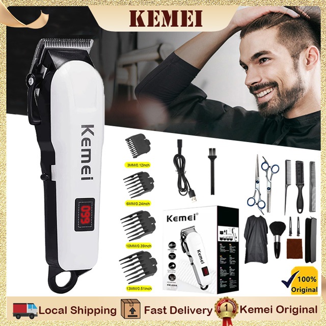 KEMEI KM-809A แบตเตอเลี่ยนตัดผม ปัตตาเลี่ยนตัดผม ปัตตาเลี่ยนตัดผมไร้สาย