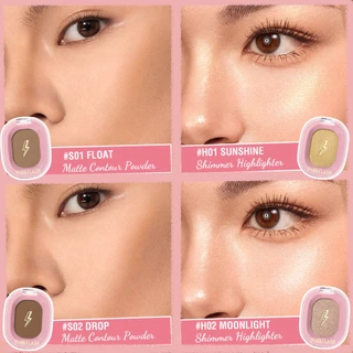 Pinkflash Ohmyshow ไฮไลต์เนื้อฝุ่น เนื้อนิ่ม มีชิมเมอร์ สำหรับแต่งหน้า