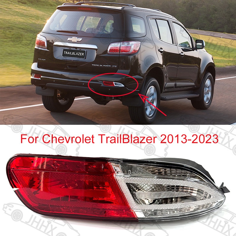 กันชนหลังไฟตัดหมอกสําหรับ Chevrolet Trailblazer/Colorado S10 2013-2016, 2023 ไม่มีหลอดไฟ สะท้อนแสง ไฟเบรก