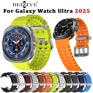 Marine Band สําหรับ Samsung Galaxy Watch Ultra 2025 กีฬาซิลิโคนสร้อยข้อมือสําหรับ Samsung Galaxy Ultra 47 มม.สายนาฬิกา