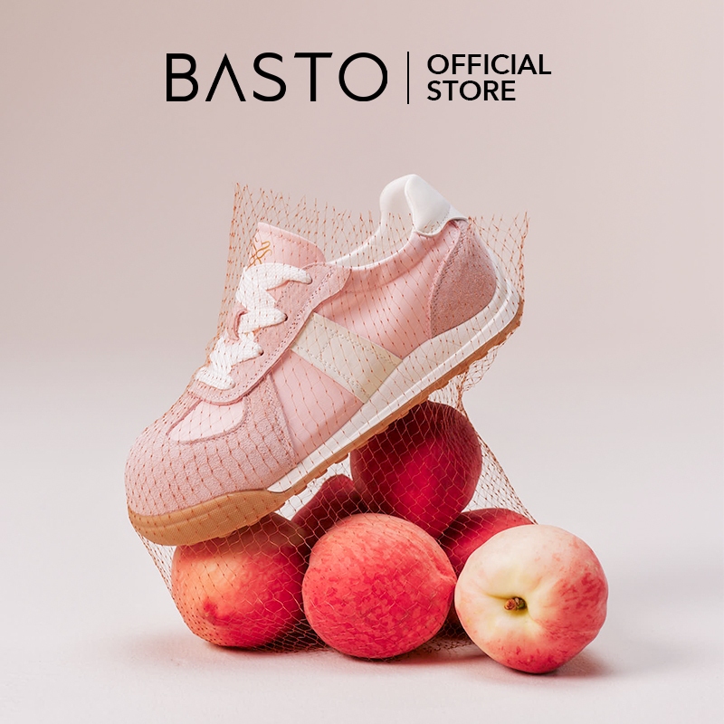 BASTO Women's Ballet Sneakers รองเท้าบัลเล่ต์ รองเท้าผ้าใบ D3165
