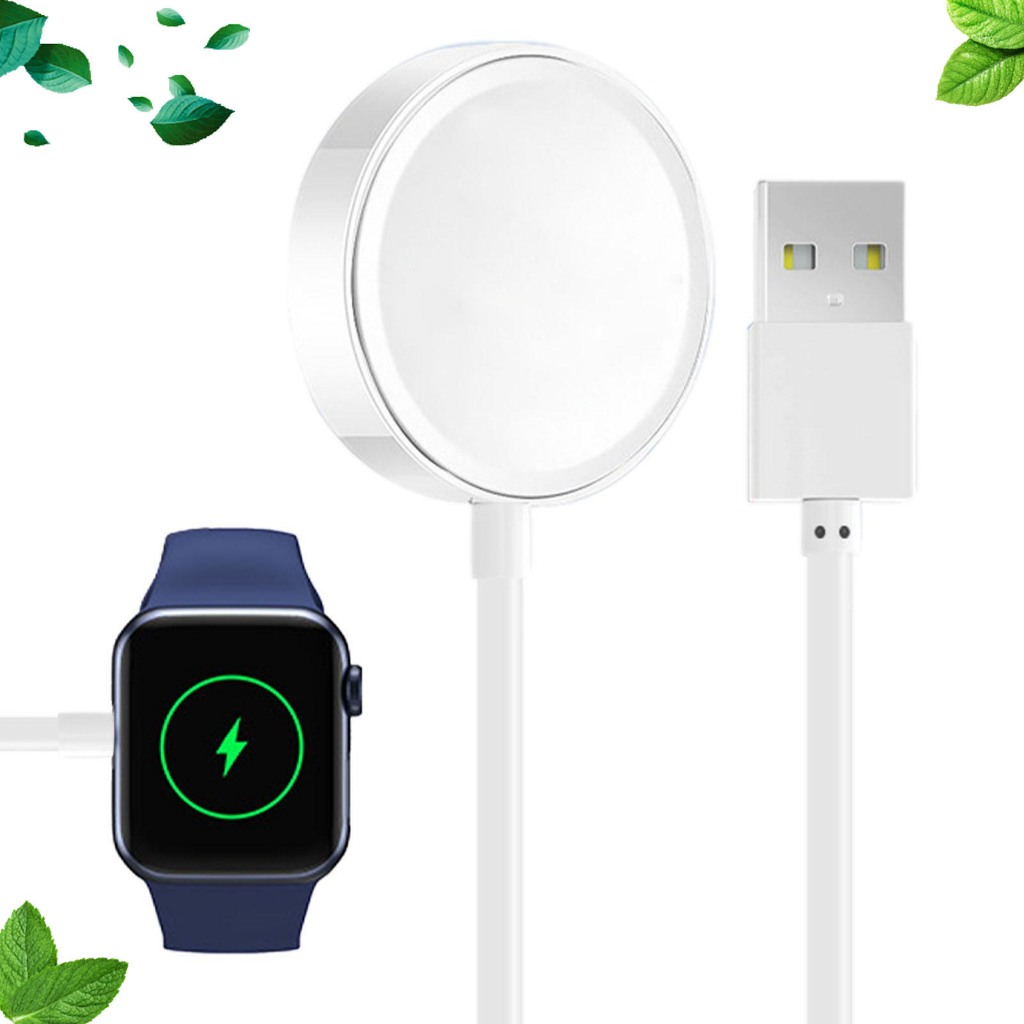 เครื่องชาร์จนาฬิกาอัจฉริยะไร้สายแบบพกพา Magnetic Charger Smartwatch Cables & Chargers ใช้งานร่วมกับ 