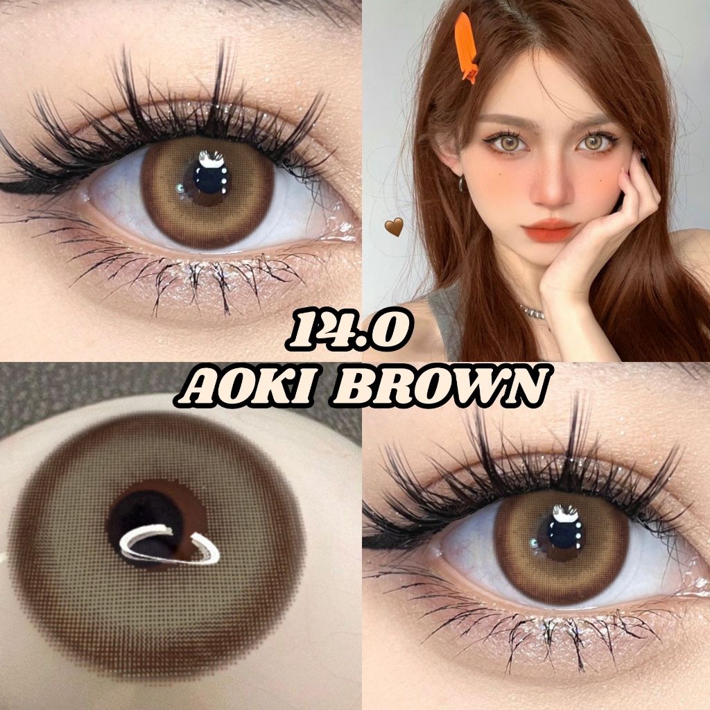 [ส่งจากกทม] 【0~-6.00】คอนแทคเลนส์ 1คู่ สีเทา ธรรมชาติ เลนส์ S ขนาด 14.0 มม. คอนแทคเลนส์นุ่ม ใช้รายปี