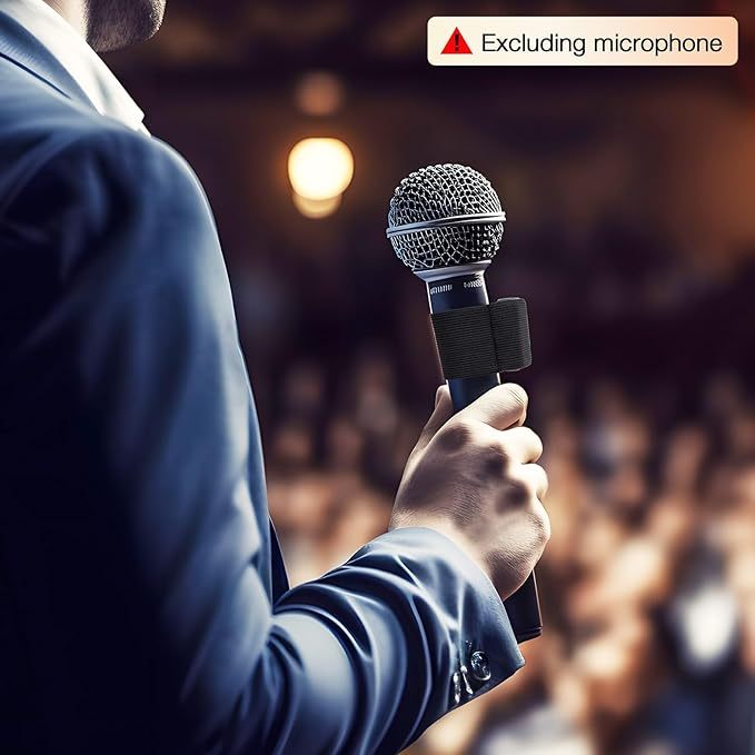 Handhe ไมโครโฟนแขนยืดหยุ่น-ติดไร้สาย GO 2 บน SM58 หรือ Behringer XM8500 ไมโครโฟนมือถือสําหรับ Cleare