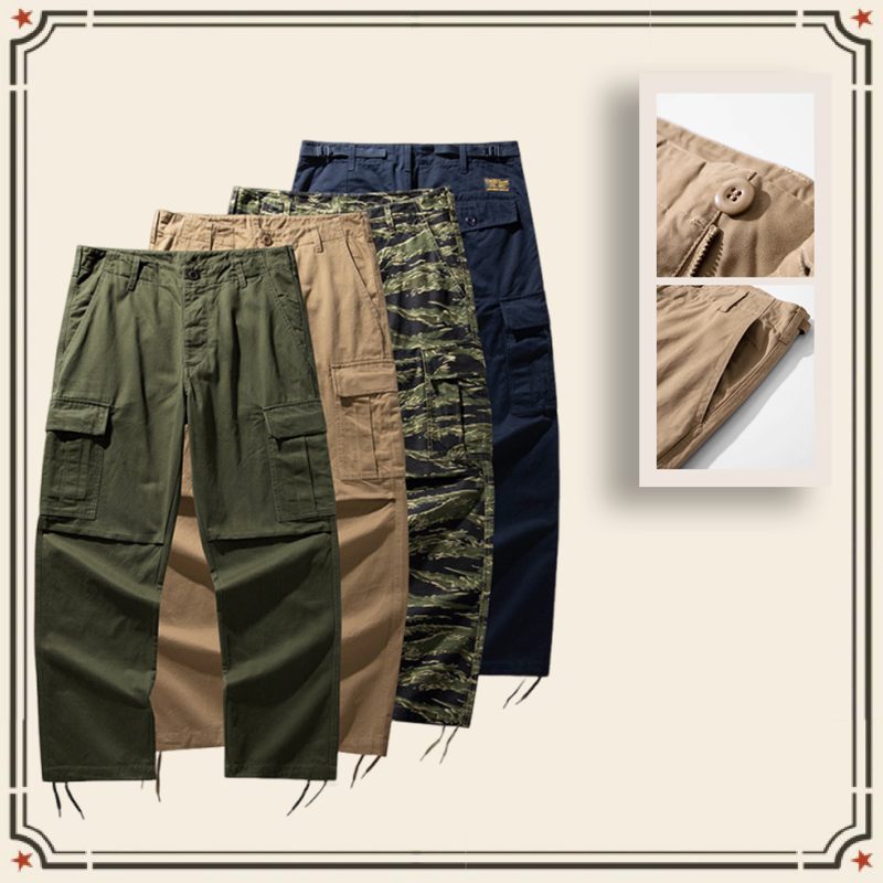 GRND M-65 Field Pants M51 กางเกงรัดรูปยาว หลากหลายกระเป๋า