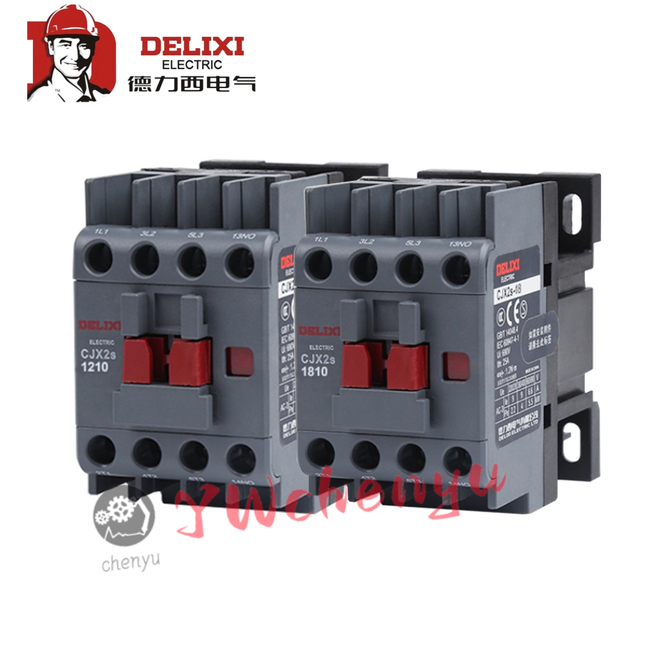 DELIXI  CJX2S-0911 1211 1810 2511 3211 3811 220V 380V คอนแทคเตอร์ไฟฟ้ากระแสสลับ
