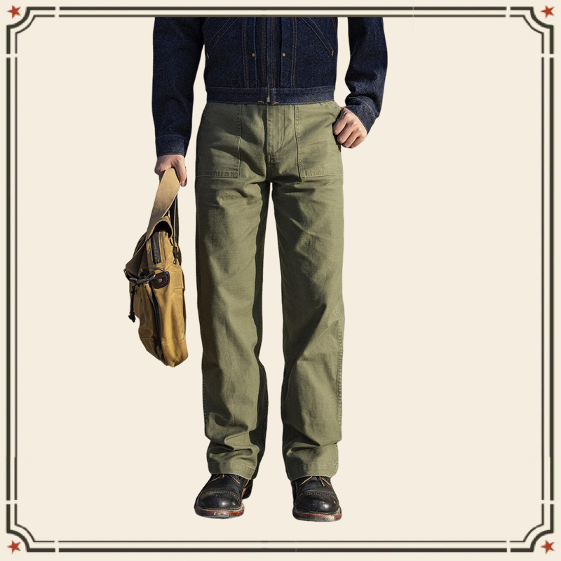 GRND Officer Pants Original Copy OG107 Overalls Straight Casual Pants กางเกง