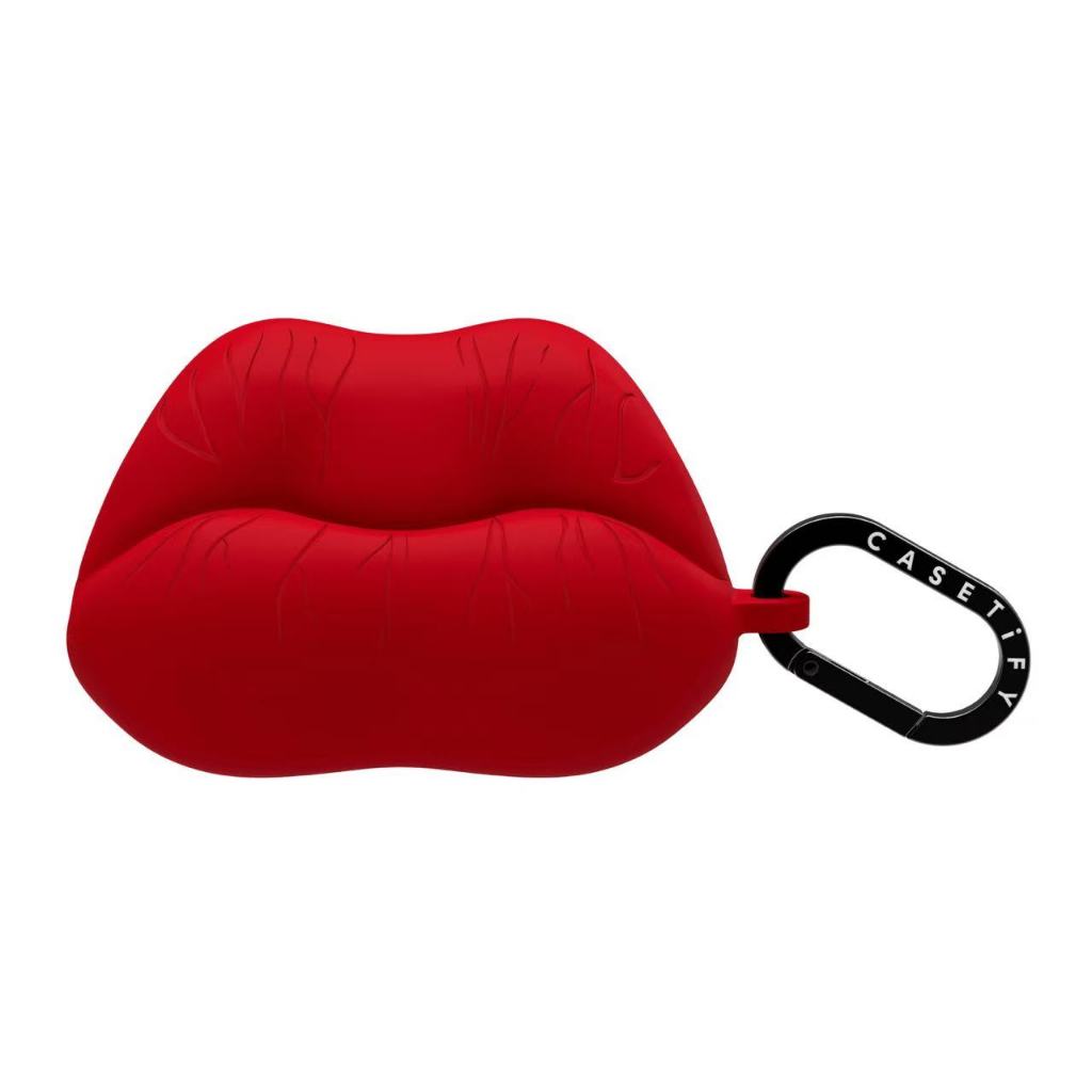 Red Lipซิลิโคนหูฟังป้องกันกรณีAirPodsการ์ตูนหูฟังShock-Resistantกรณีหูฟังบลูทูธป้องกันกรณีเหมาะสําหรับairpods Pro/airpods Pro 2
