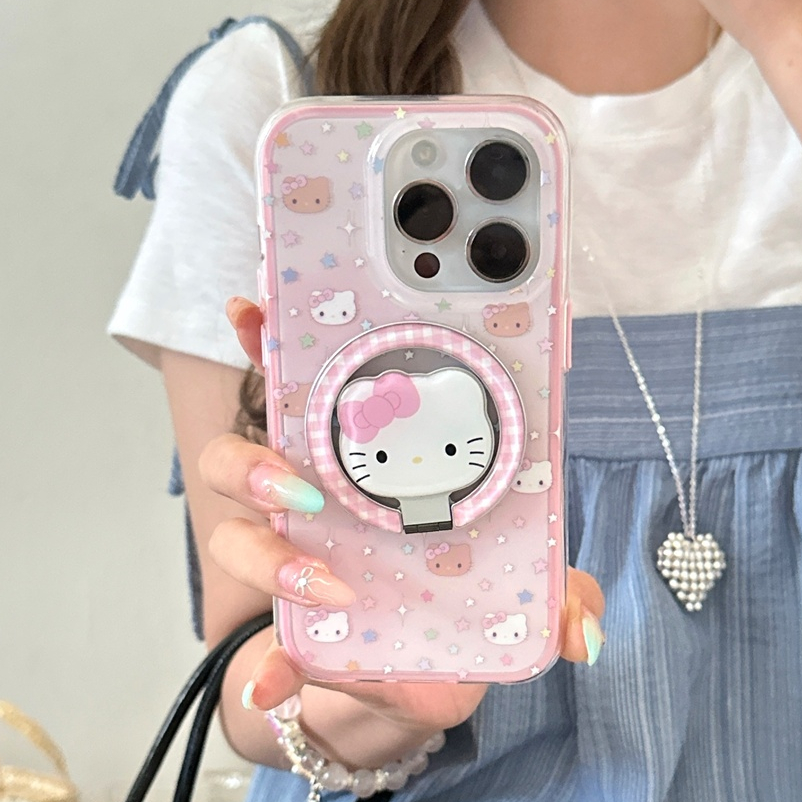 สําหรับIphone Case 17 Pro Max 16 Pro Max 15 Pro Max 14 Pro Max 2-in-1-เคสโทรศัพท์Star Kitty