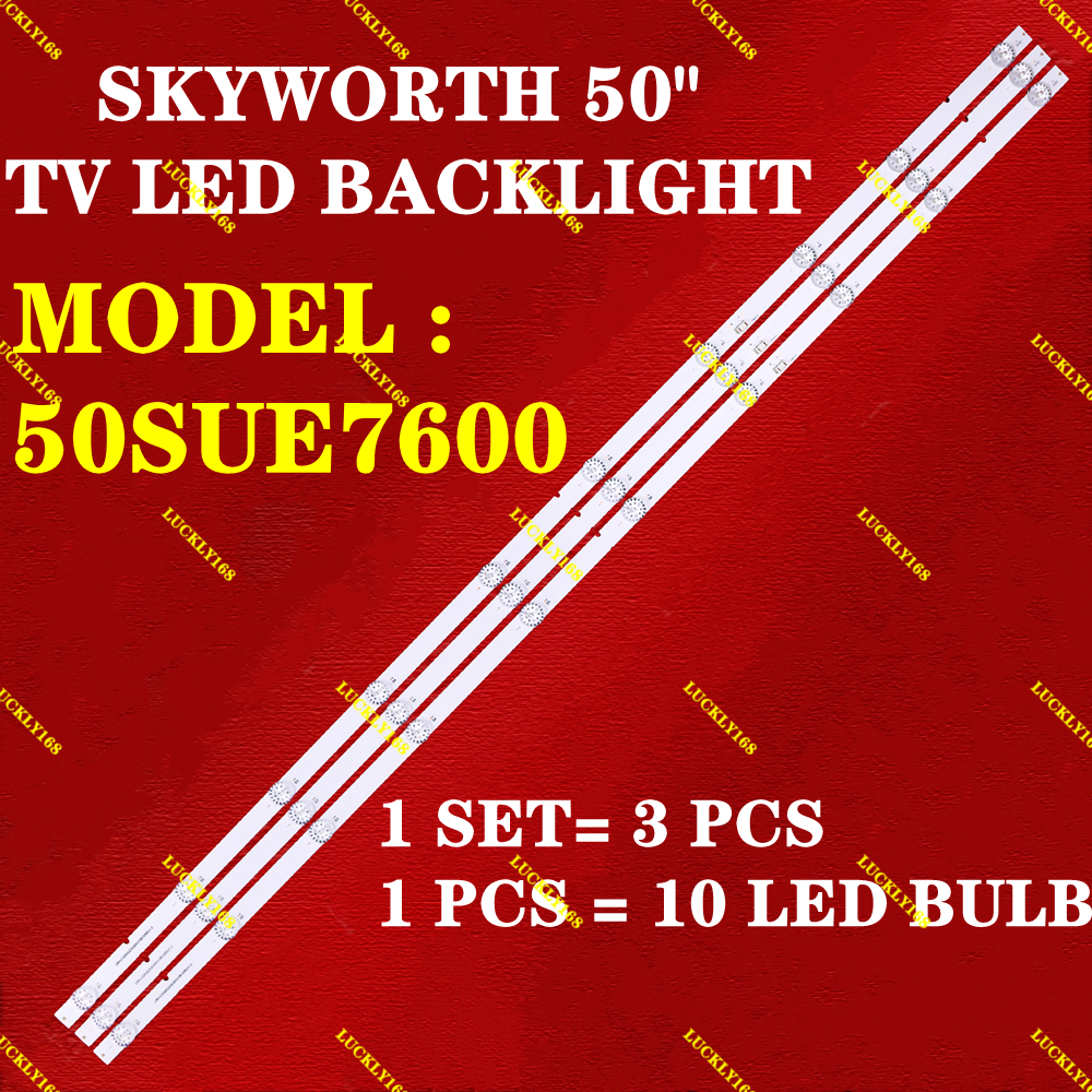 BACKLIGHT LAMP) 50" (TV SKYWORTH 50 INCH LED TV 50SUE7600 Mla9 " (โคมไฟ)