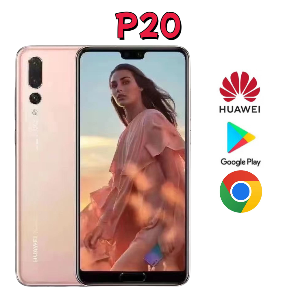มือสอง Huawei P20 (64/128G) ลายนิ้วมือ NFC ขนาด 5.8 นิ้ว 3400 mAh 20.0PM ใหม่ 90%