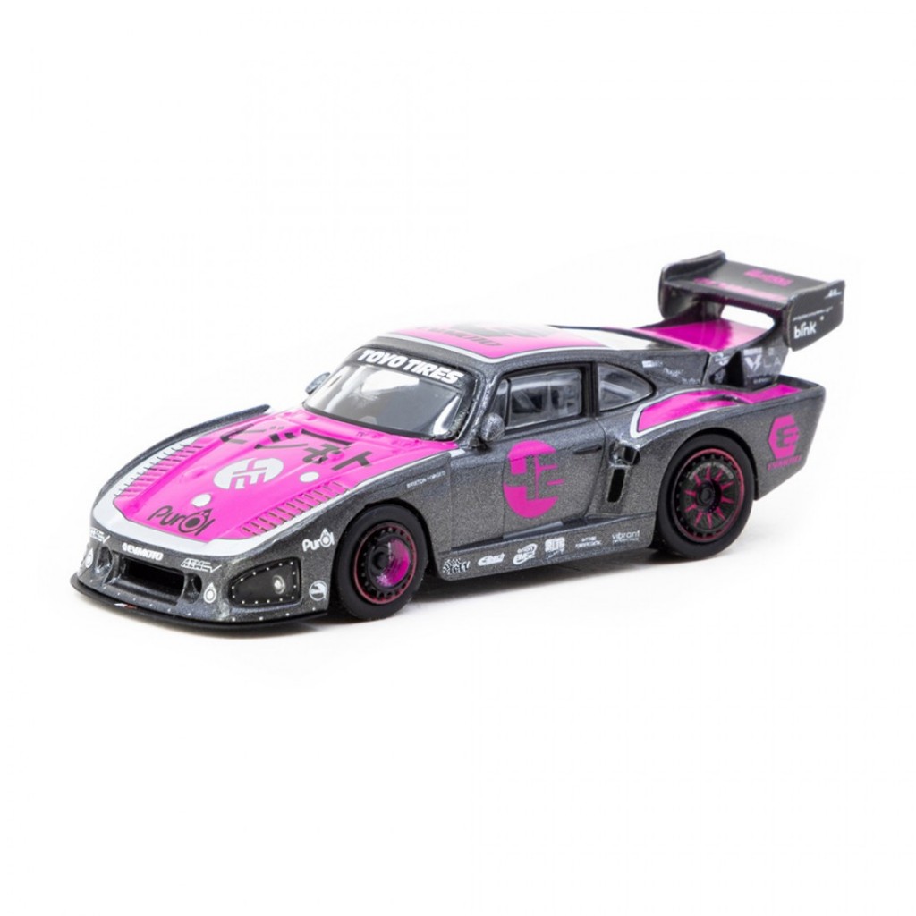 Tarmac Works T64-079-K3V 1/64 Bisimoto Porsche 935 K3V Diecast Scale รถโมเดลการ์ดการซื้อขาย Combo Se