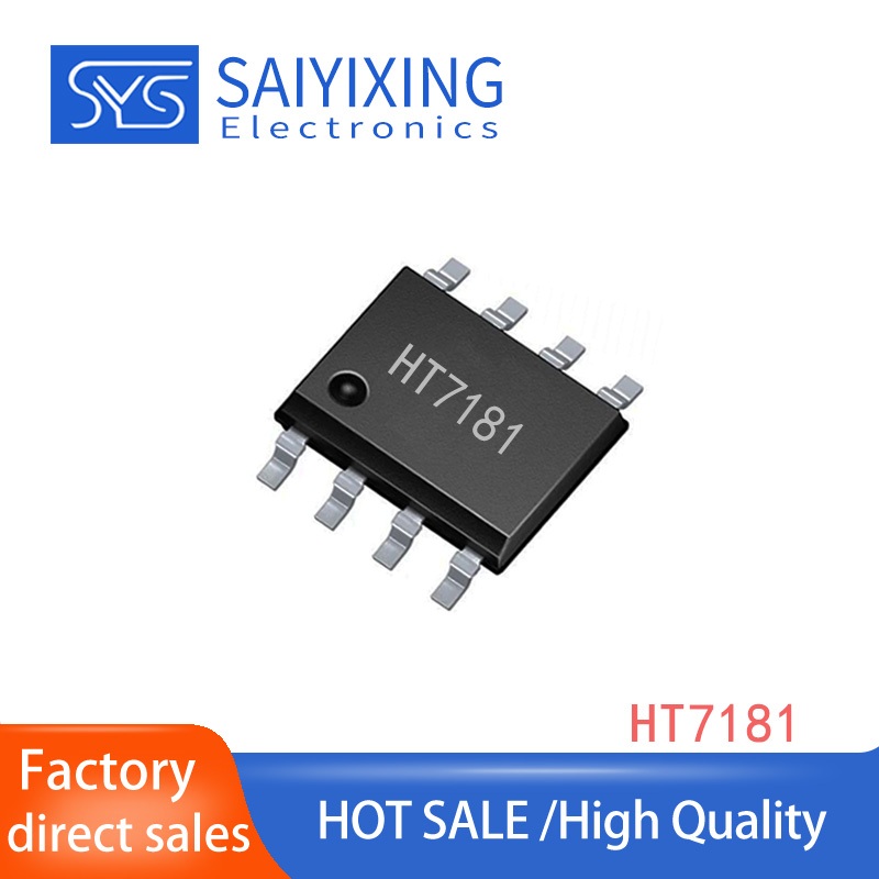 10PCS HT7181 SOP-8 High Power Abnormal Step Booster Converter High Current DC-DC Booster IC ชิป