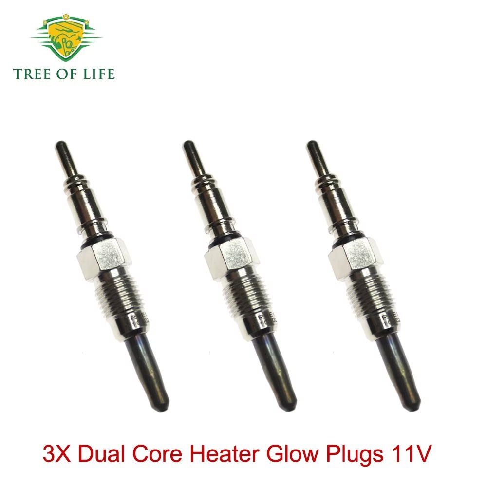 3X Glow Plugs 11V สําหรับ VW Golf III IV (1J1) Passat 3B2 Variant 3B5 Polo Caddy II Bora ใหม่ Beetle
