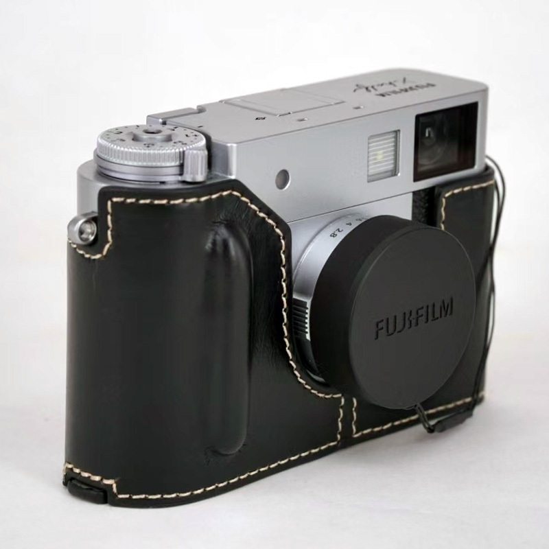 เคสหนังครึ่งสําหรับ Fuji X-Half Camera Protect Grip