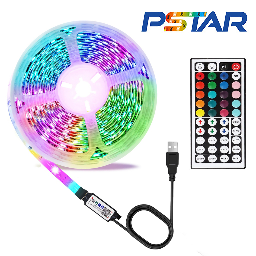 ไฟประดับห้อง ไฟเส้น ไฟแต่งห้อง แถบไฟ LED ไฟ RGB ไฟติดผนังห้อง ไฟledติดห้อง บลูธูท พร้อมรีโมท