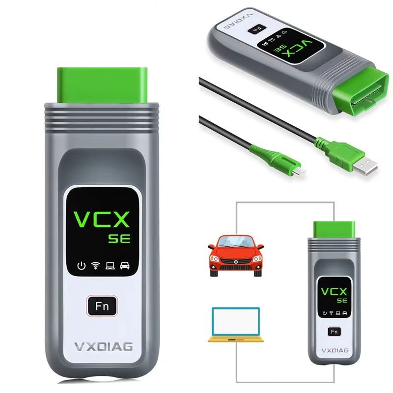 VXDIAG VCX SE DoIP สนับสนุน Pathfinder SDD เครื่องสแกนเนอร์ OBDII สําหรับ Jaguar & Land Rover เครื่อ