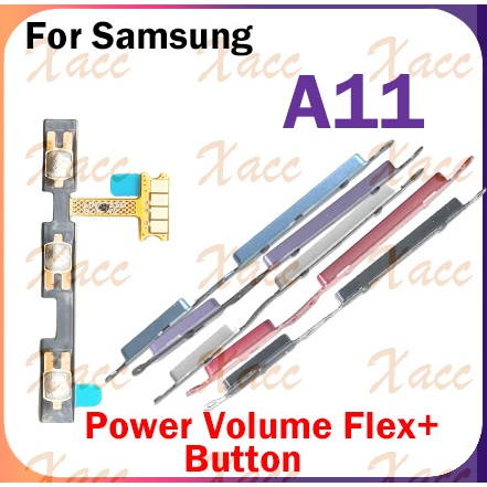 ปริมาณพลังงาน ON OFF ปุ่ม flex switch เอาต์พุตปุ่มด้านข้างริบบิ้น flex cable สําหรับ Samsung Galaxy A11 A115