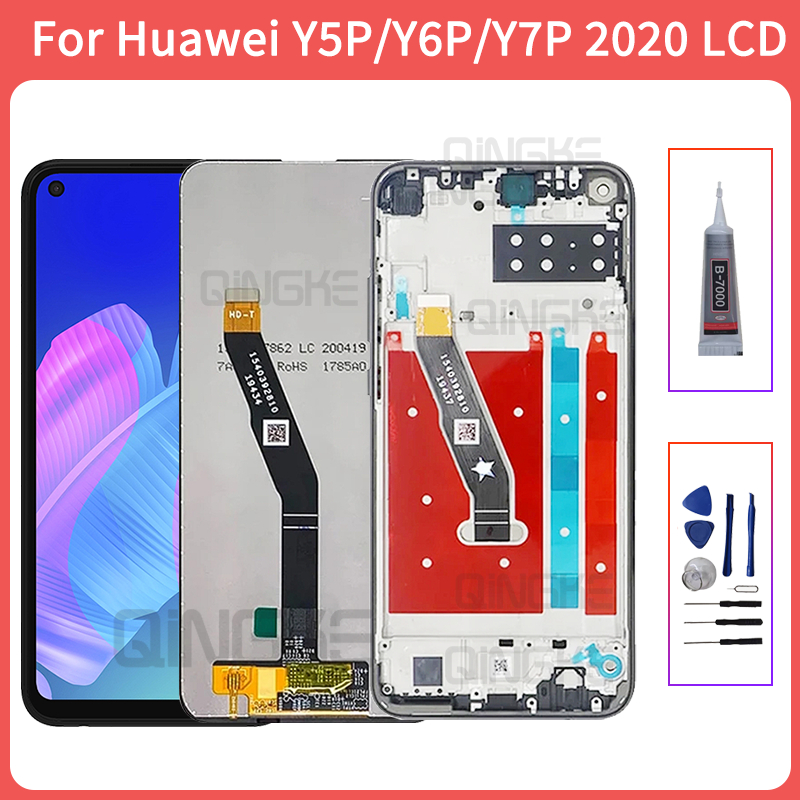 สําหรับ Huawei Y5p/Y6p/Y7p 2020 จอแสดงผล LCD Touch Screen Digitizer Assembly สําหรับ Huawei Y5p 2020