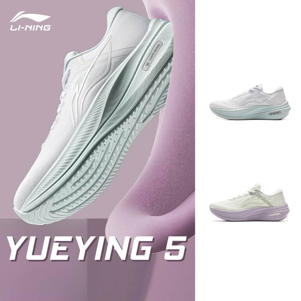 LI-NING YUEYING 5 รองเท้าวิ่งผู้หญิงกันกระแทกการฝึกอบรม ARHV016