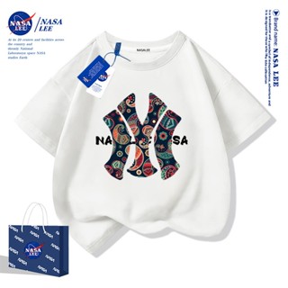 【ของพร้อมส่ง×จัดส่งถึงมือใน 3 วัน】เสื้อยืดเด็ก NASA ผ้าฝ้ายส…