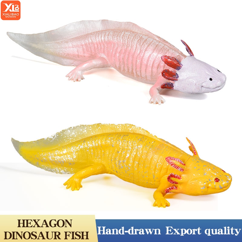 Toymany จําลอง Axolotl Salamander สัตว์เลื้อยคลานสัตว์ของเล่นมินิตัวเลขตุ๊กตา Action Figurines