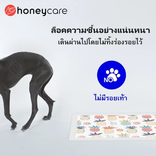 Honeycare หมอนรองฉี่สัตว์เลี้ยงลายดอกไม้สัตว์เลี้ยงหมอนรองฉี่เท็ดดี้ Kusky S/M/L