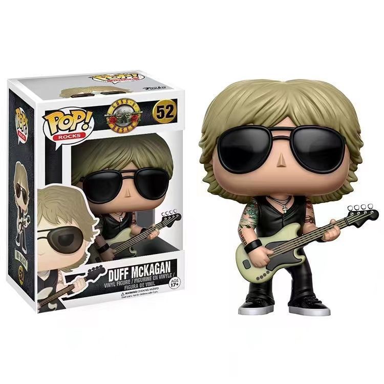 Funko Pop Rocks Guns N Roses - Duff McKagan ของเล่นฟิกเกอร์ไวนิล