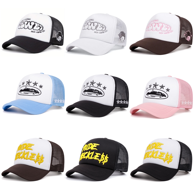หมวก trucker คุณภาพสูงสําหรับผู้ชายผู้หญิงแฟชั่น visor หมวกเบสบอล Hip hop snapback cap