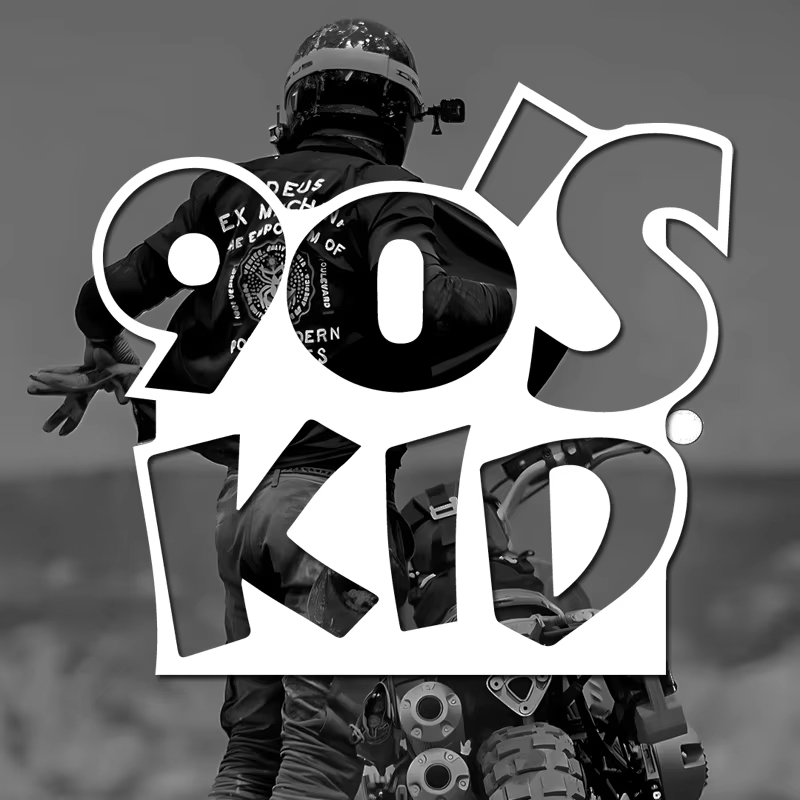 สติ๊กเกอร์ "90S KID",สติ๊กเกอร์มีสไตล์สําหรับลุคที่ไม่ซ้ําใครและเป็นส่วนตัว สติ๊กเกอร์คุณภาพสูงสําหร