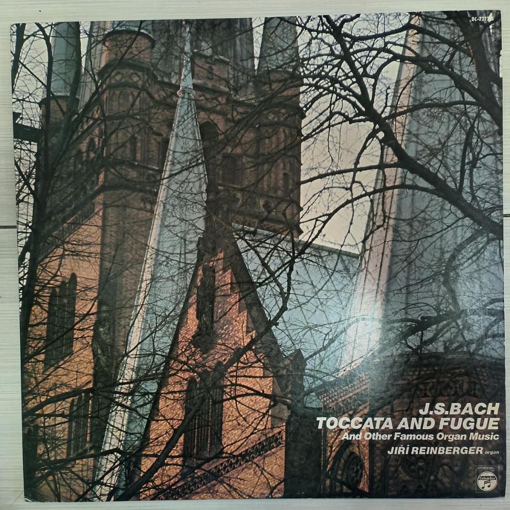 แผ่นเสียงไวนิล Bach Toccata และ Fugue reinberger