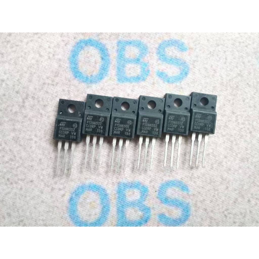 F13NK50Z 5 ชิ้น Field party Effect Tube ยี่ห้อแท้ STF13NK50Z TO-220F tta3