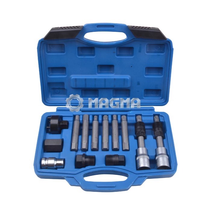 13 ชิ้น Alternator Pulley Tool Kit - เครื่องมือซ่อมรถยนต์ (MG50352)