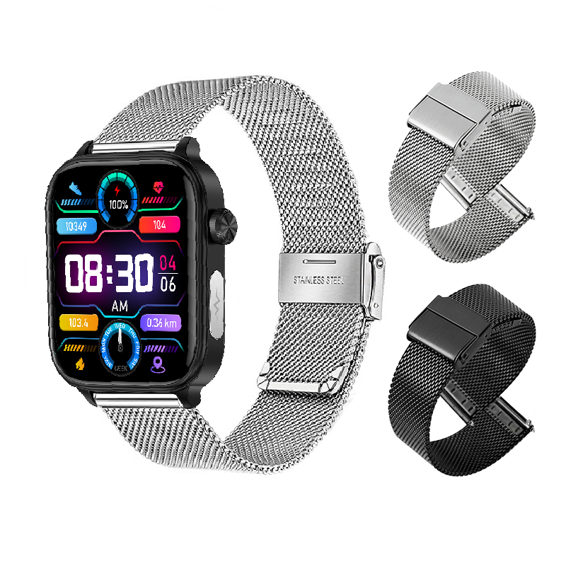 สําหรับ Pure Health Life HR5s Double Safety Buckle สาย Milanese