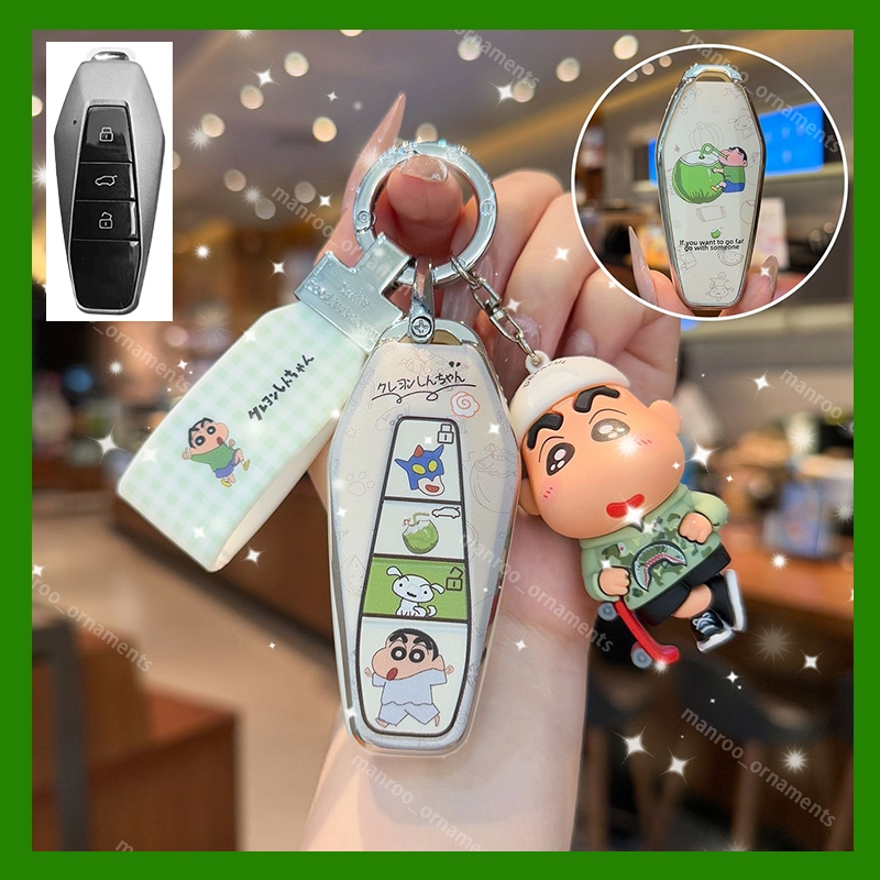 key case เหมาะสําหรับ JAECOO 6 EV ฝาครอบกุญแจ jaecoo 6 ev icar 03 พวงกุญแจรถรีโมทคอนโทรลกุญแจป้องกัน