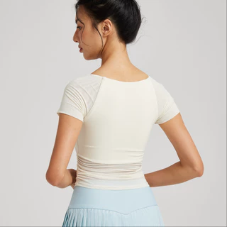 AirActive Leisure เสื้อกีฬาแขนสั้น ผ้าตาข่าย สองชิ้น