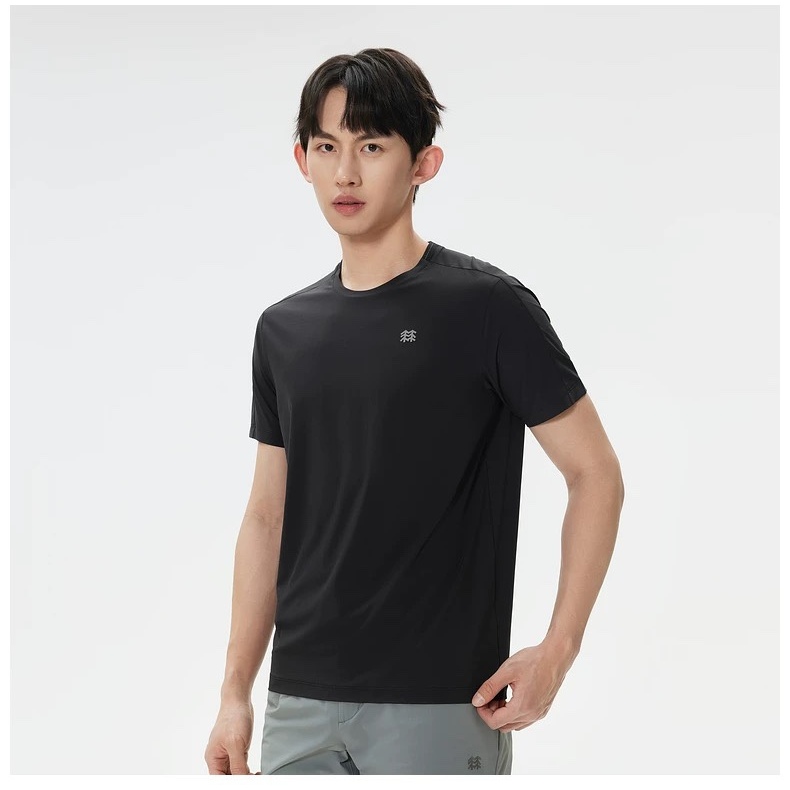 KOLON KOLON เสื้อยืดแขนสั้นผ้ายืดอเนกประสงค์สําหรับผู้ชาย