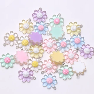 10 ชิ้น Kawaii สีชมพูเรซิ่นจี้ Pastry Bow Charm DIY สร้อยคอสร้อยข้อมือต่างหูพวงกุญแจอุปกรณ์เสริม