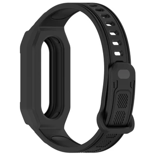 สายรัดซิลิโคนพร้อมอุปกรณ์เสริมสร้อยข้อมือเคสสําหรับ Xiaomi Smart Band 10 9 8 7 / Mi Band 6 5